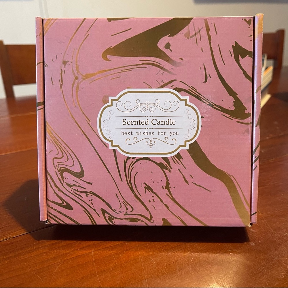 Best Wishes Soy Wax Scented Candles 4Pack Gift Set Lemon Vanilla Spring Bergamot - Picture 2 of 5
